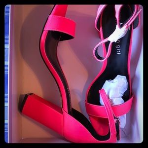 Pink Neon Madden Girl heels
